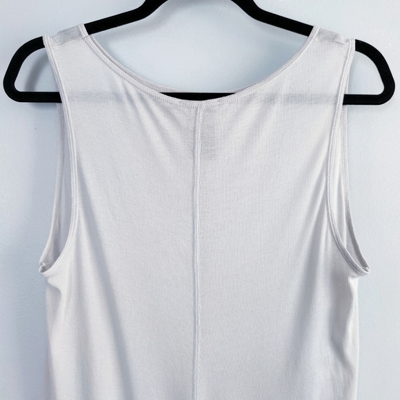 Peachoo + Krejberg sleeveless seamed tunic dress with raw hems - Picture 8 of 11